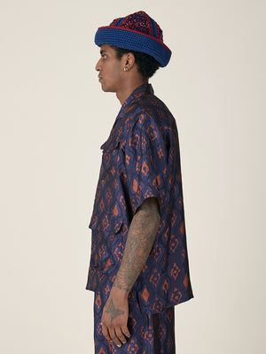 ALOHA SHIRT  - RED / GINGER