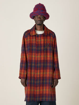 OVERSIZED RAINCOAT - ND TARTAN