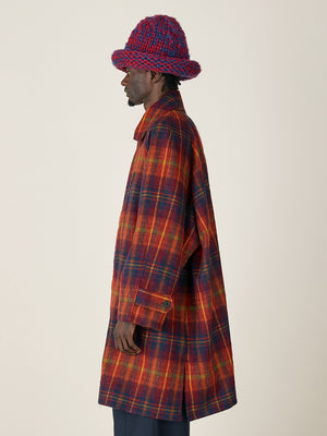 OVERSIZED RAINCOAT - ND TARTAN