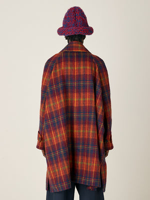 OVERSIZED RAINCOAT - ND TARTAN