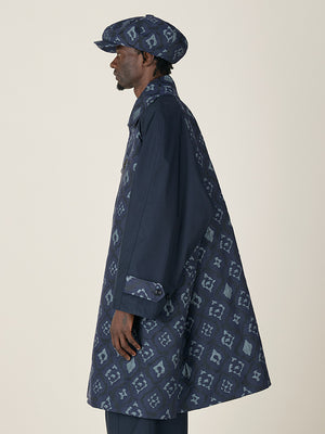 OVERSIZED RAINCOAT - NAVY