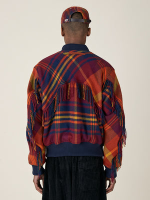 BLANKET BOMBER JACKET - ND TARTAN