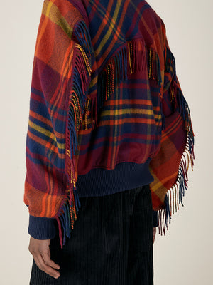 BLANKET BOMBER JACKET - ND TARTAN