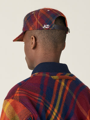 ND CHAINSTITCH CAP  - ND MADRAS MOHAIR