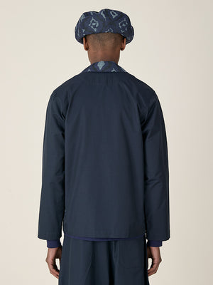 3 POCKET COLLARED CARDIGAN - NAVY