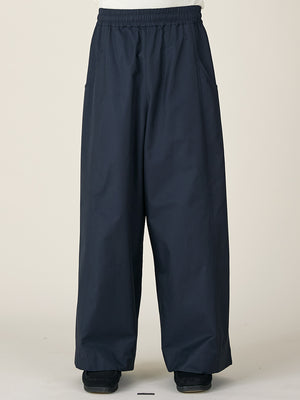 WIDE LEG TROUSERS - NAVY