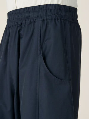 WIDE LEG TROUSERS - NAVY