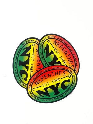 NICHOLAS DALEY  NEPENTHES NEW YORK STICKER