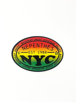 NICHOLAS DALEY  NEPENTHES NEW YORK STICKER