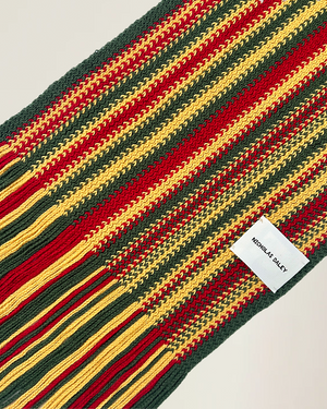 NICHOLAS DALEY STRIPED SCARF