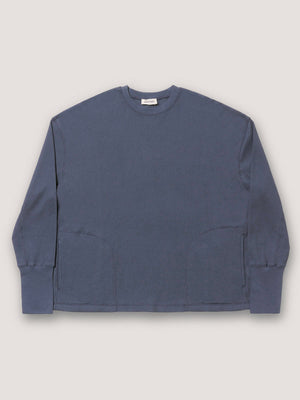WAFFLE CREWNECK - NAVY