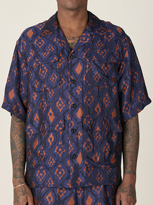 ALOHA SHIRT  - RED / GINGER