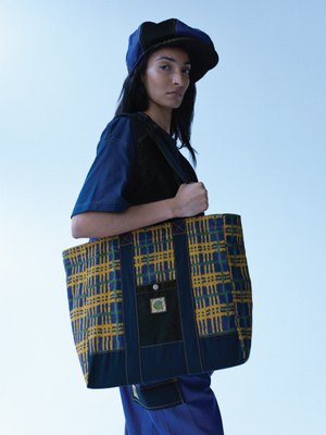CARHARTT WIP X NICHOLAS DALEY RECORD BAG - ND TARTAN PRINT CARHARTT WIP X NICHOLAS DALEY RECORD BAG - ND TARTAN PRINT