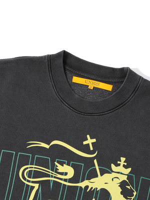UNION X NICHOLAS DALEY CREWNECK - VINTAGE BLACK