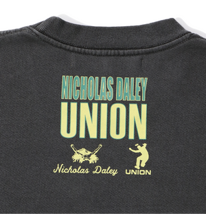 UNION X NICHOLAS DALEY CREWNECK - VINTAGE BLACK