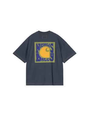 CARHARTT WIP X NICHOLAS DALEY LOGO T-SHIRT - ND BLACK IRIS