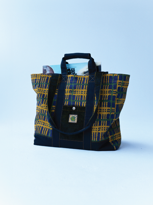 CARHARTT WIP X NICHOLAS DALEY RECORD BAG - ND TARTAN PRINT