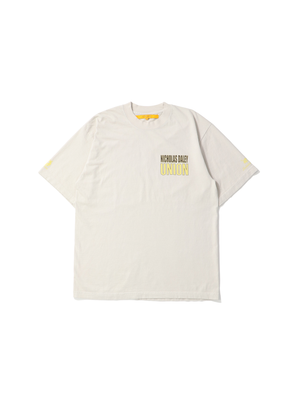 UNION X NICHOLAS DALEY TEE - CEMENT