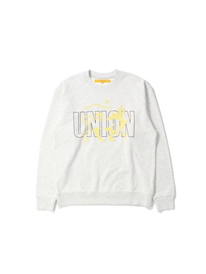 UNION X NICHOLAS DALEY CREWNECK - HEATHER GREY