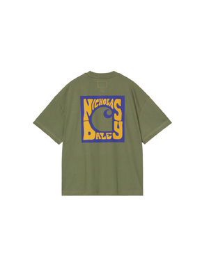 CARHARTT WIP X NICHOLAS DALEY LOGO T-SHIRT - ND CYPRESS