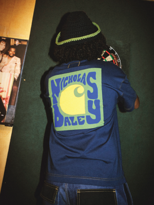 CARHARTT WIP X NICHOLAS DALEY LOGO T-SHIRT - ND BLACK IRIS