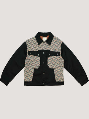 Louis Vuitton - Monogram Denim Woven Trucker Jacket (Black) – eluXive