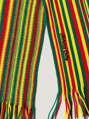 STRIPE SCARF - RED / GREEN / YELLOW