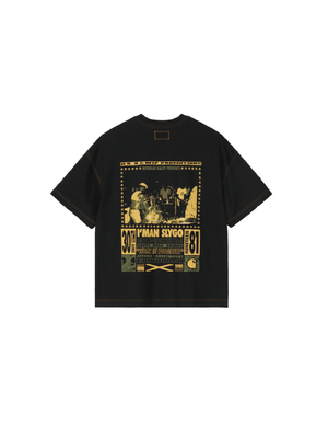 CARHARTT WIP X NICHOLAS DALEY POSTER T-SHIRT - ND BLACK