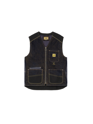CARHARTT WIP X NICHOLAS DALEY VEST- ND DARK NAVY / MUSTARD