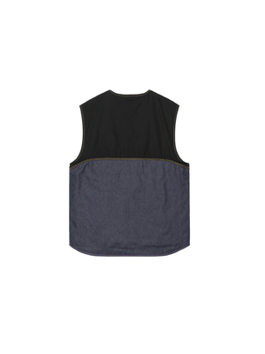 CARHARTT WIP X NICHOLAS DALEY VEST- ND DARK NAVY / MUSTARD