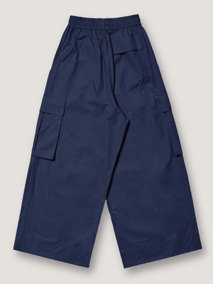 WIDE LEG CARGO PANT - NAVY